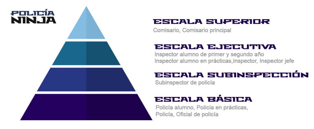 Escalas Policía Nacional en España